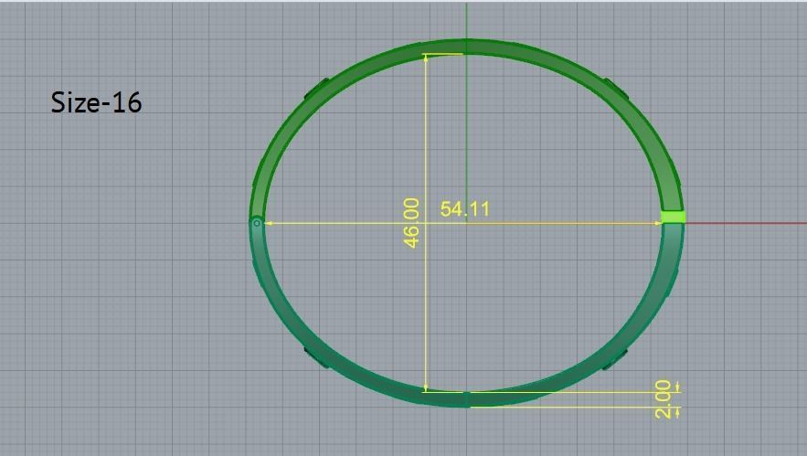 Bracelet bolt Model 3728 3D print model_6