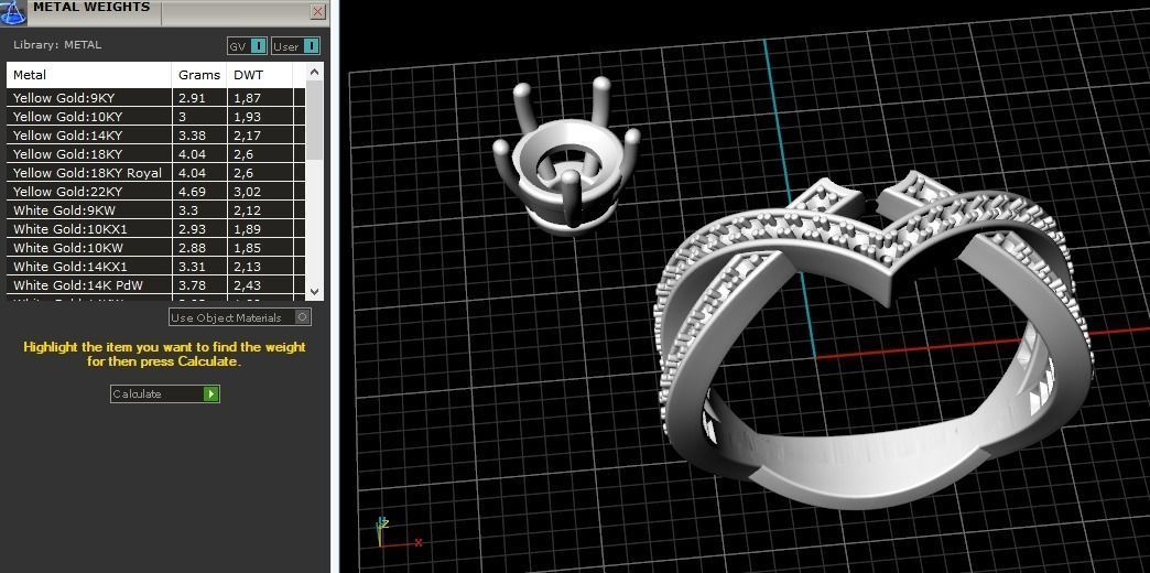 Arrow ring Model 3724 3D print model_9