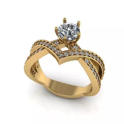 Arrow ring Model 3724 3D print model_0