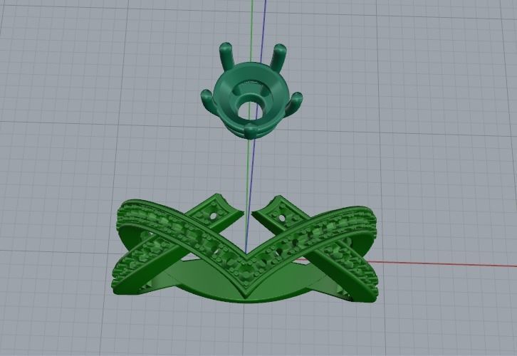 Arrow ring Model 3724 3D print model_2