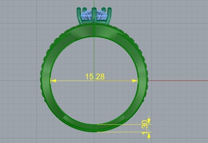 Arrow ring Model 3724 3D print model_6