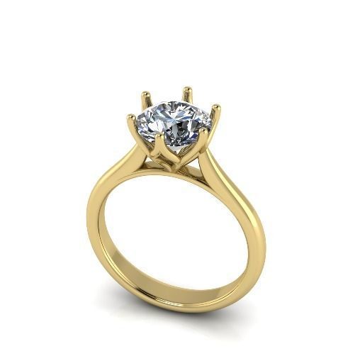 Engagement halo rings Model 3721 3D print model_1