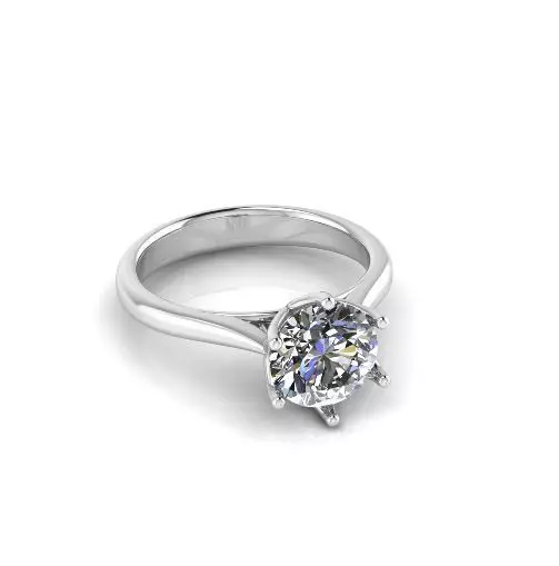Engagement halo rings Model 3721 3D print model_0