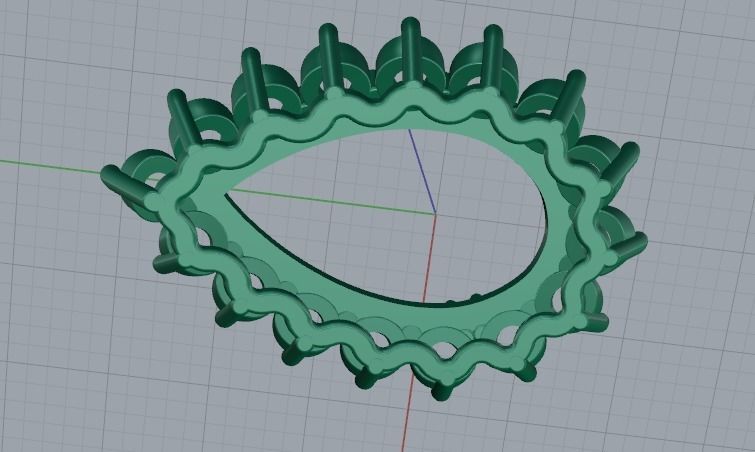 Pendant pear Model 3720 3D print model_4