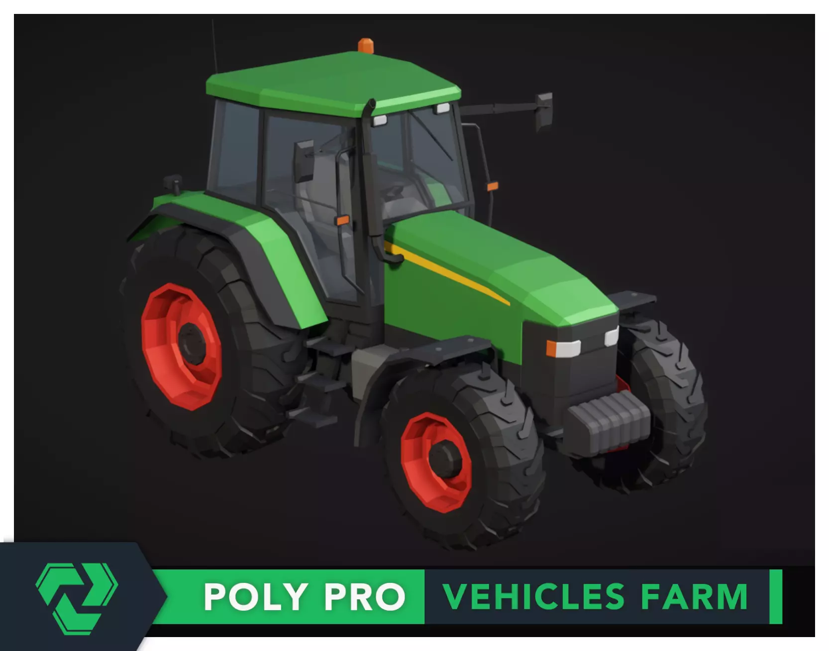 Poly Pro Vehicles Farm Low-poly 3D model_0