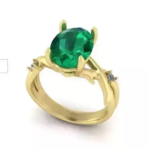 Engagement halo rings Model 3772