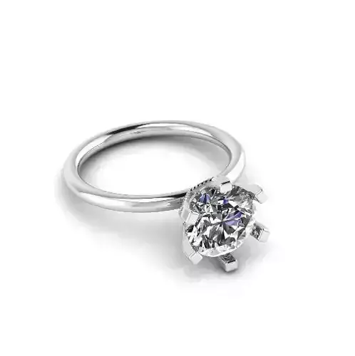 Engagement halo rings Model 3771