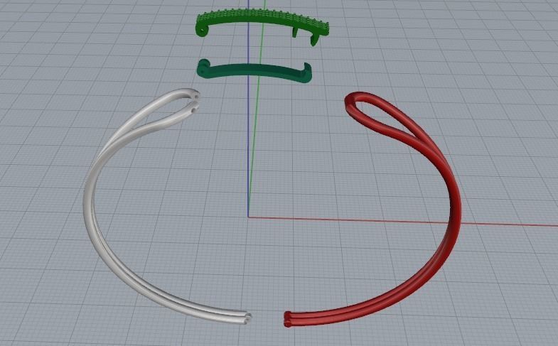 Bracelet size 20 Model 3770 3D print model_2