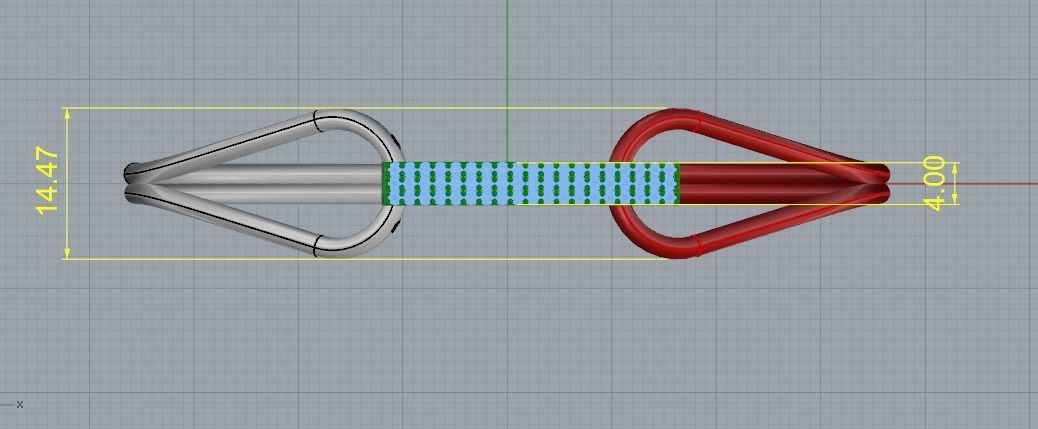 Bracelet size 20 Model 3770 3D print model_7