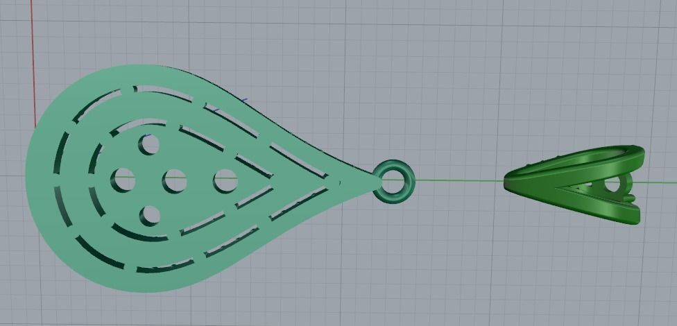 Pendant pear Model 3769 3D print model_4