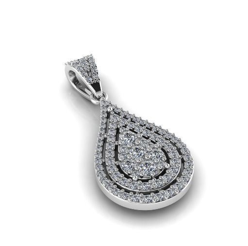 Pendant pear Model 3769 3D print model_1