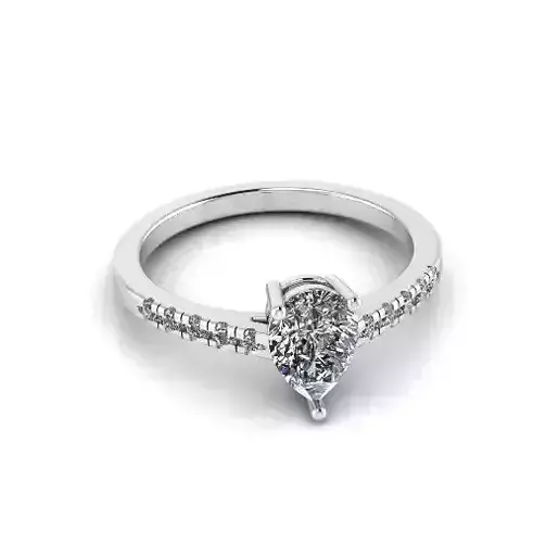 Engagement halo rings Model 3765