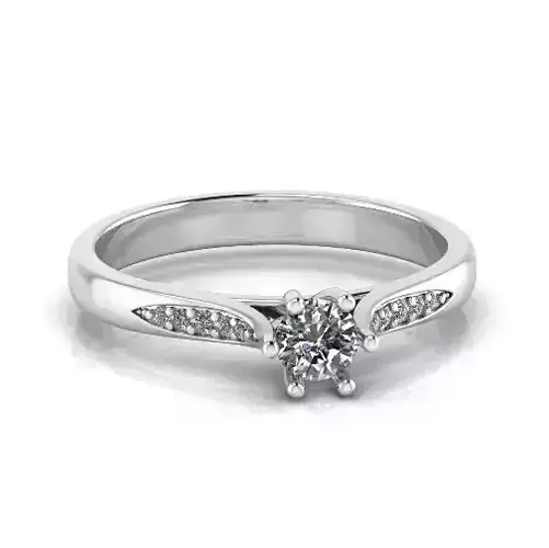 Engagement halo rings Model 3762
