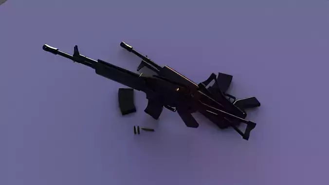 Pindad SS2 V2 3D model