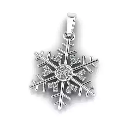 Pendant Snowflake Model 3755