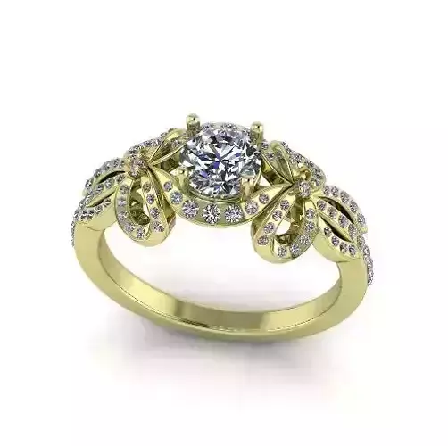 Ring with bows Model 3719
