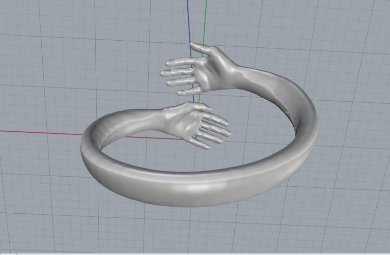 Hand ring Model 3712 3D print model_5