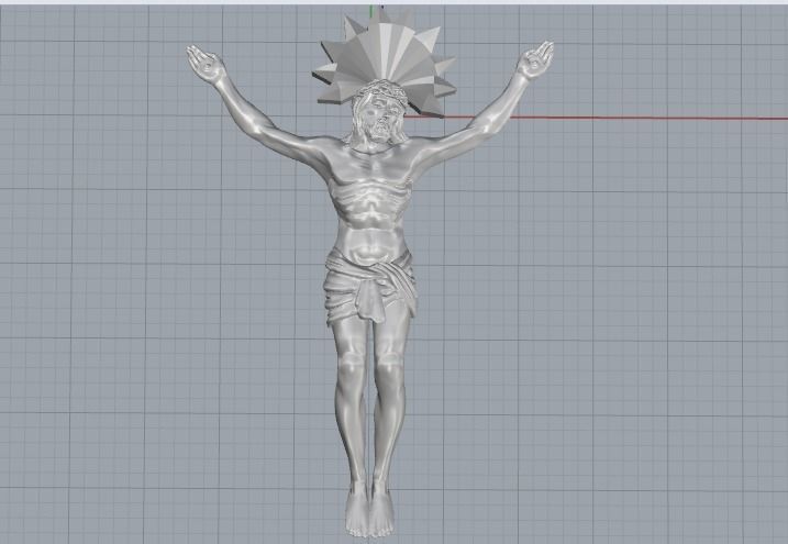 Jesus christ statue Model 3709 3D print model_4