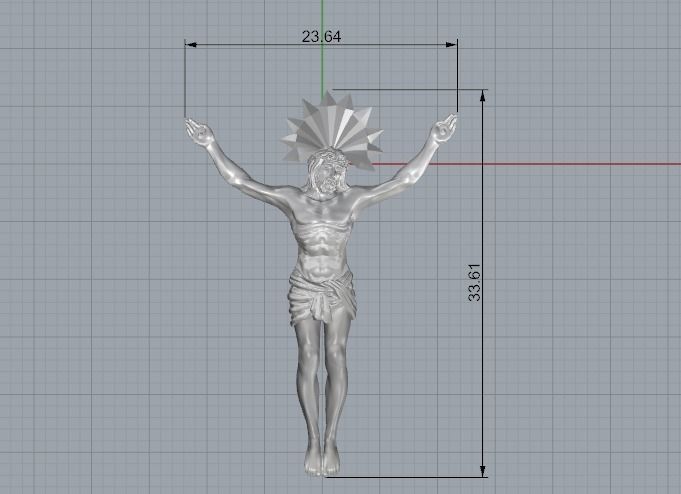 Jesus christ statue Model 3709 3D print model_6