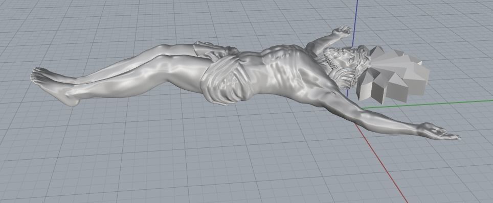 Jesus christ statue Model 3709 3D print model_2