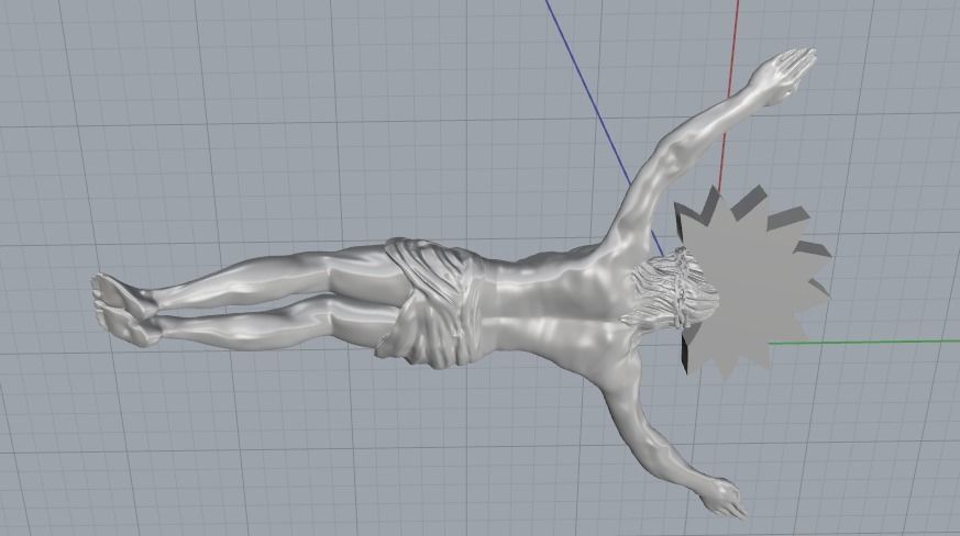 Jesus christ statue Model 3709 3D print model_5