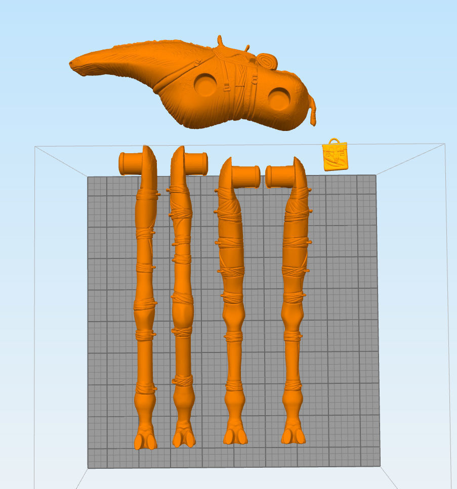 Articulated  spamel rogue one jedi survivor 3D print model_3