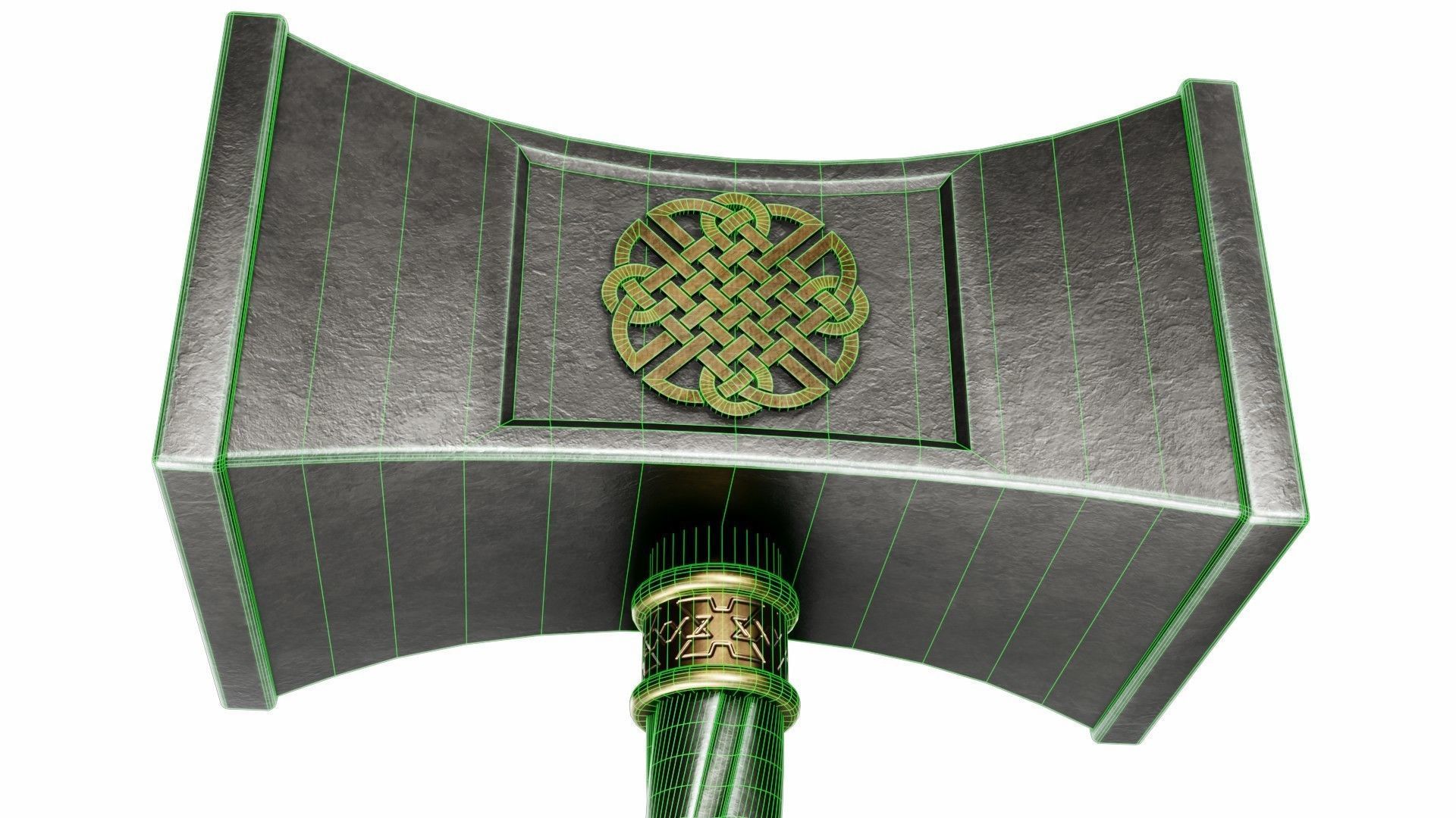 Battlehammer Free 3D model_8