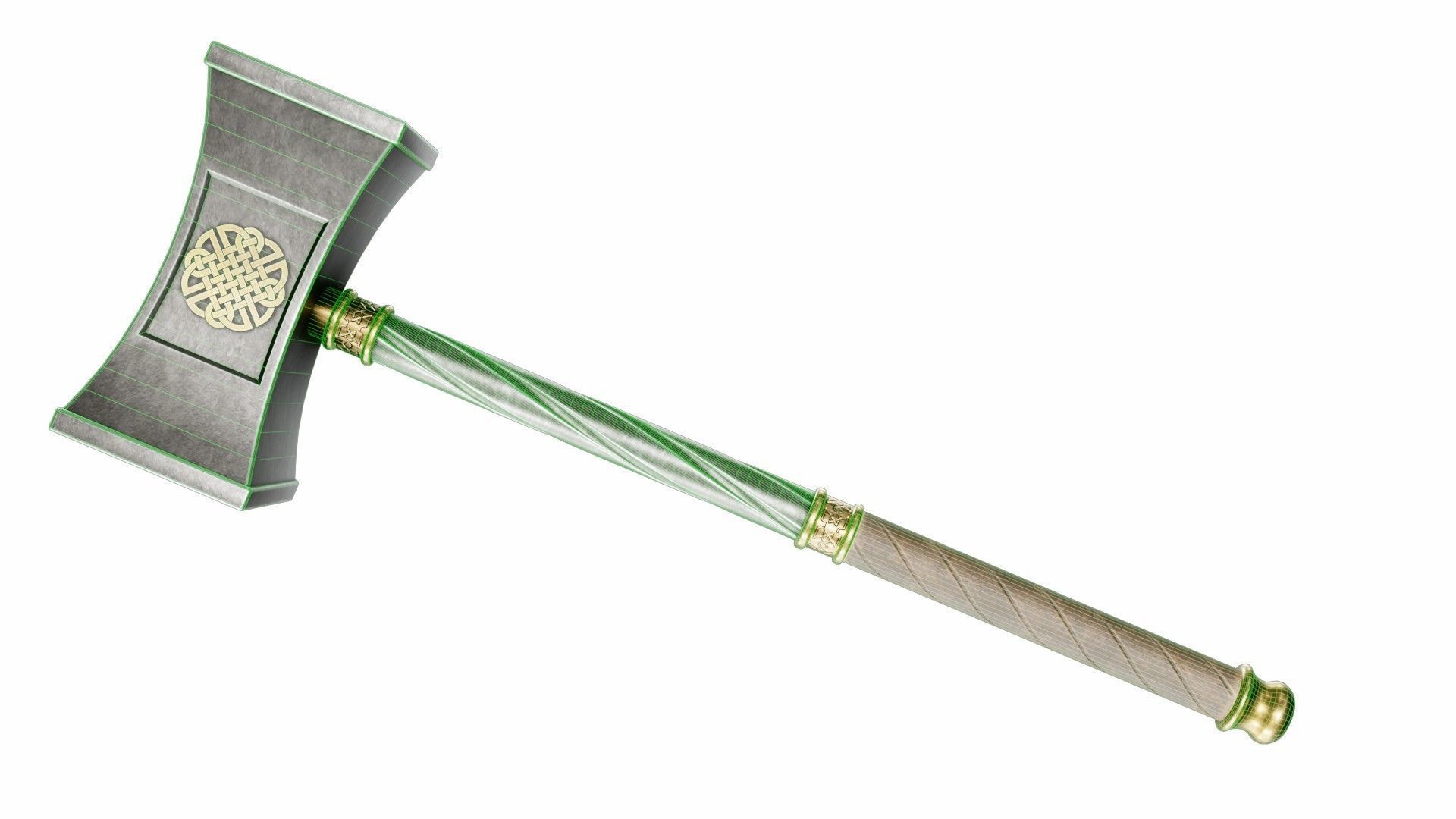 Battlehammer Free 3D model_6