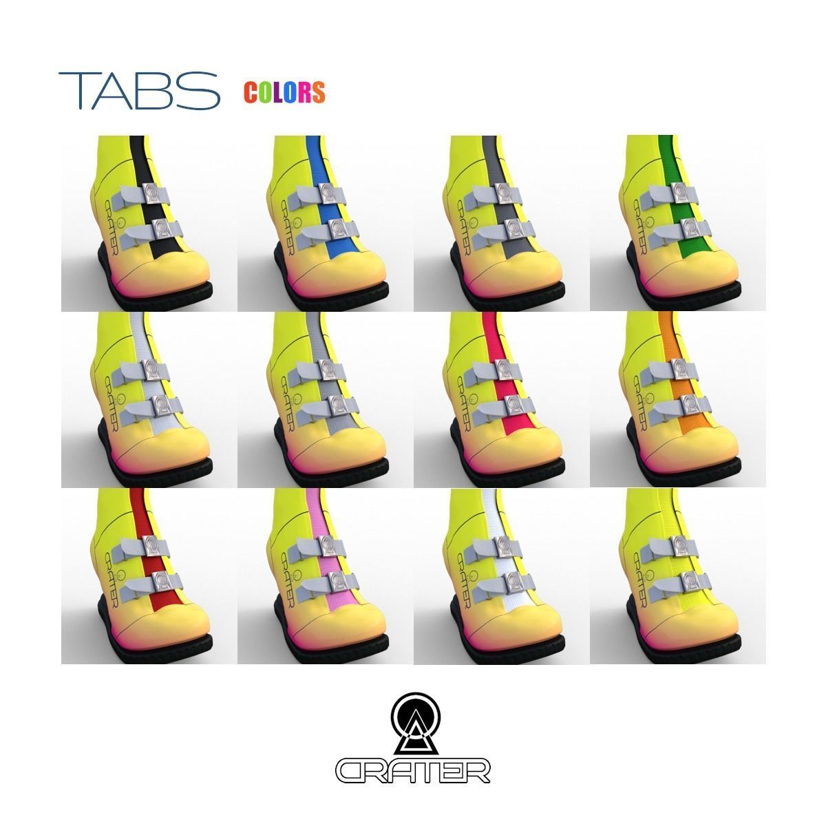 Crater Boots for Daz 3D model_4