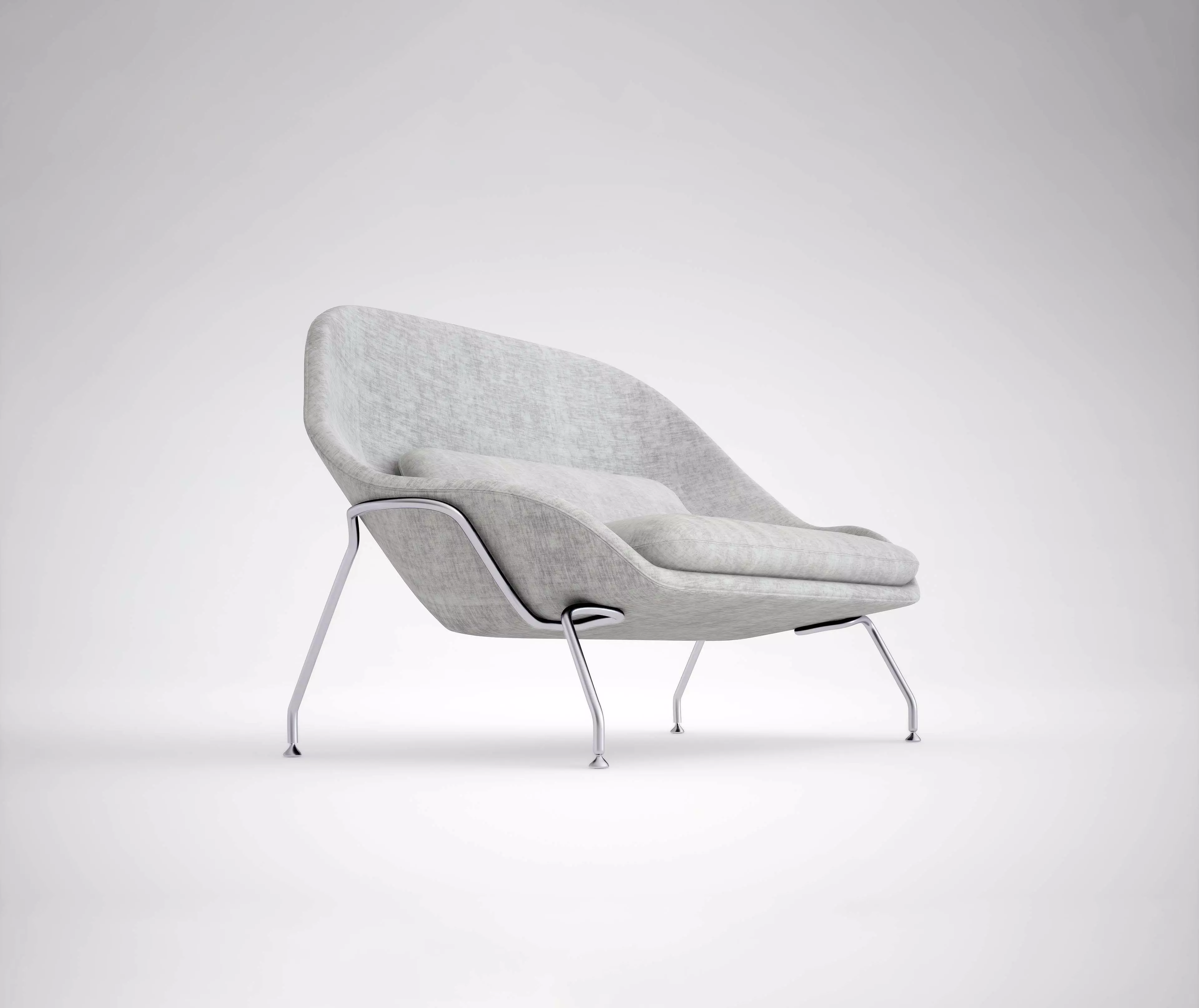 Womb Settee 3D model_0