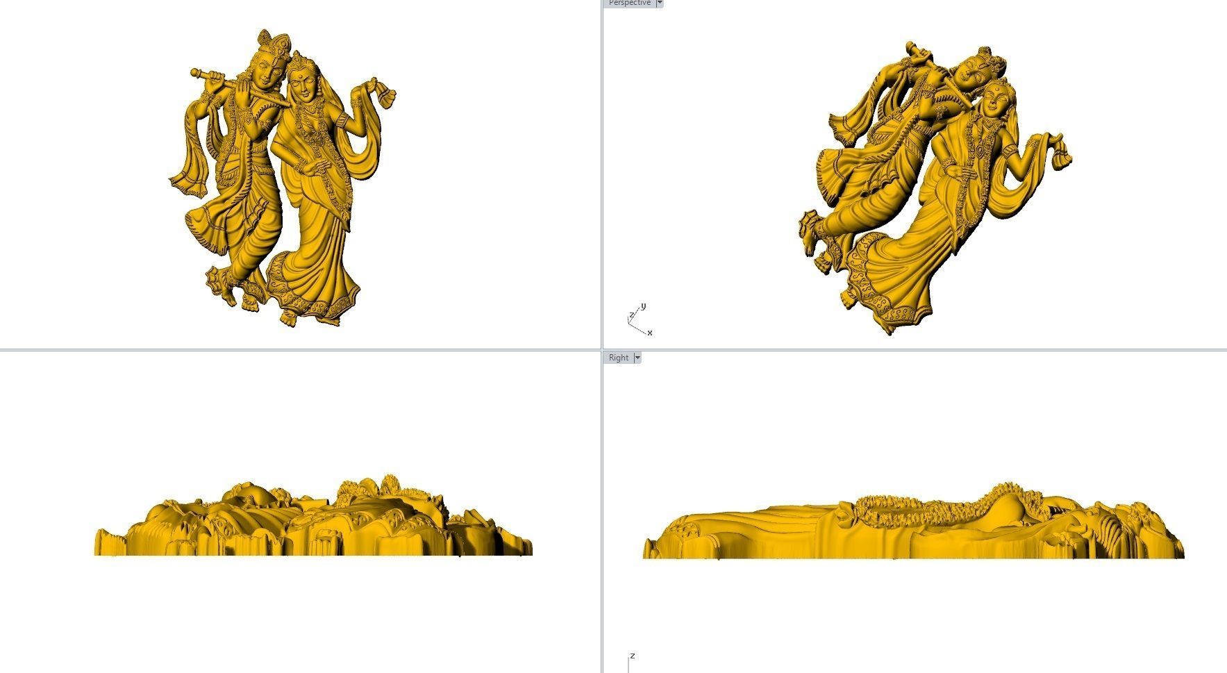 rathakrishna pendent 3D print model_7