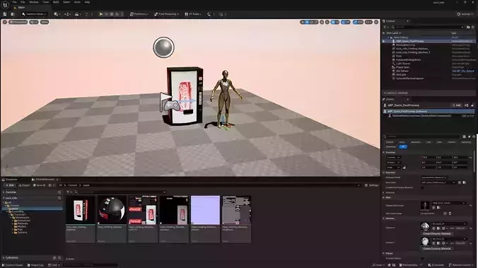 Coca Cola vending machine 3D model