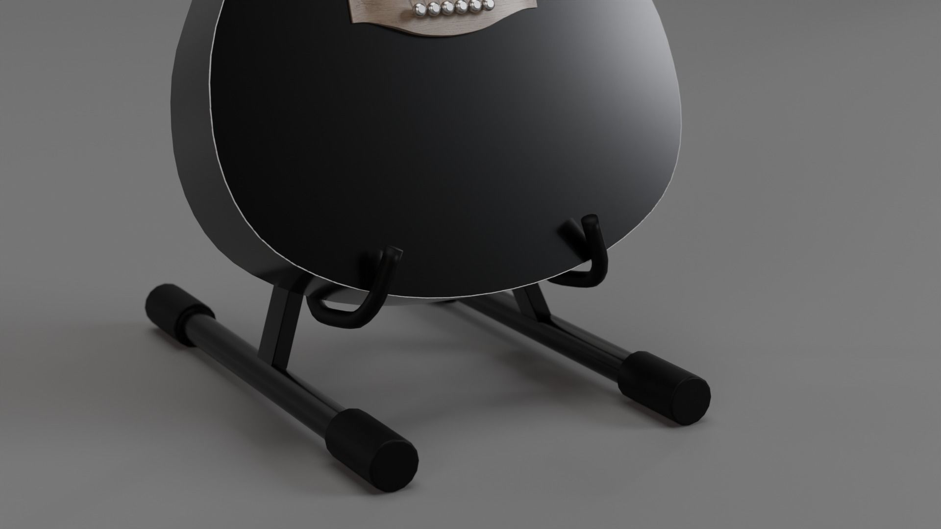 Guitar - Classic Low-poly 3D model_8