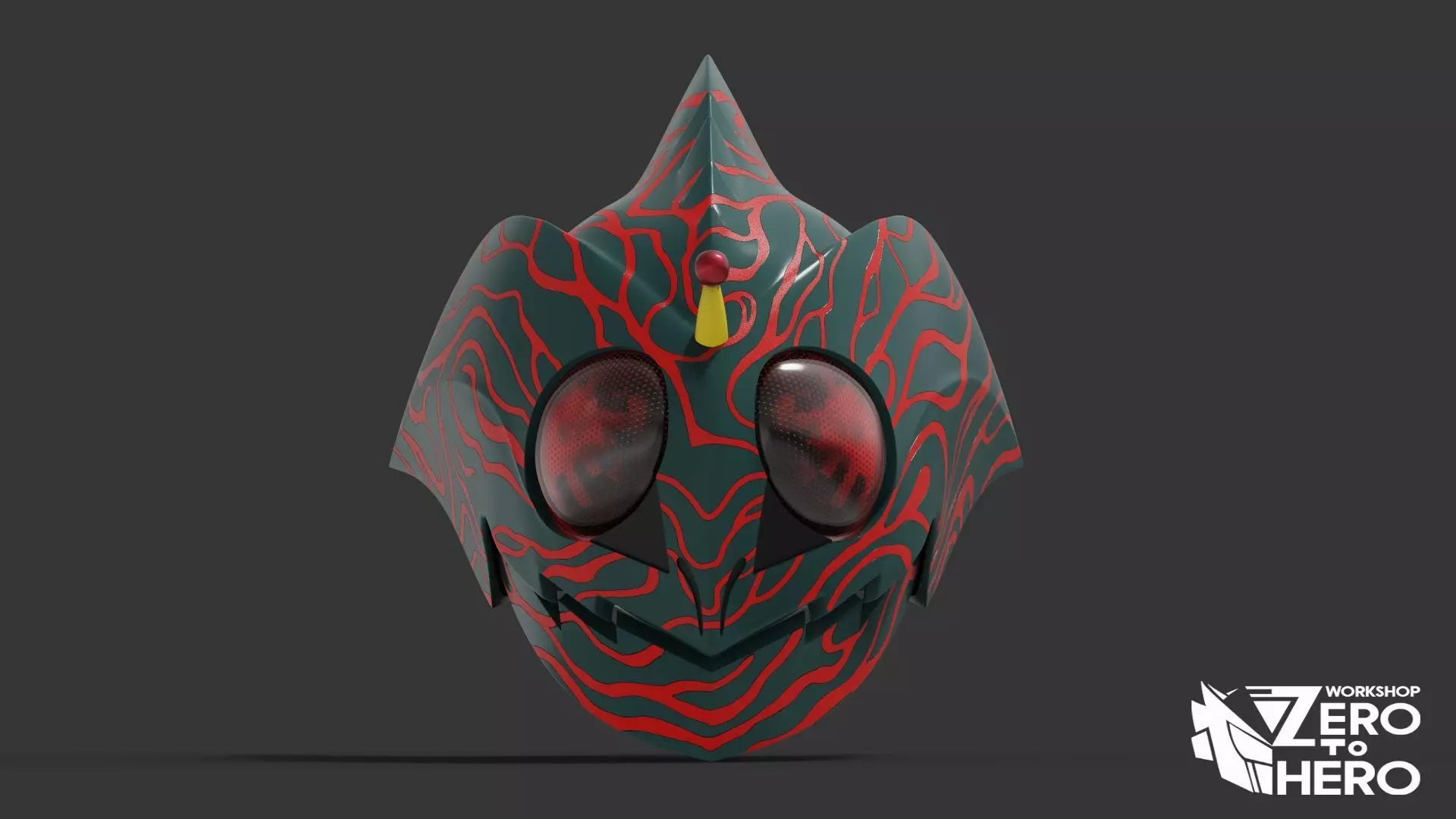 Kamen Rider Amazon Helmet 3D print model_0