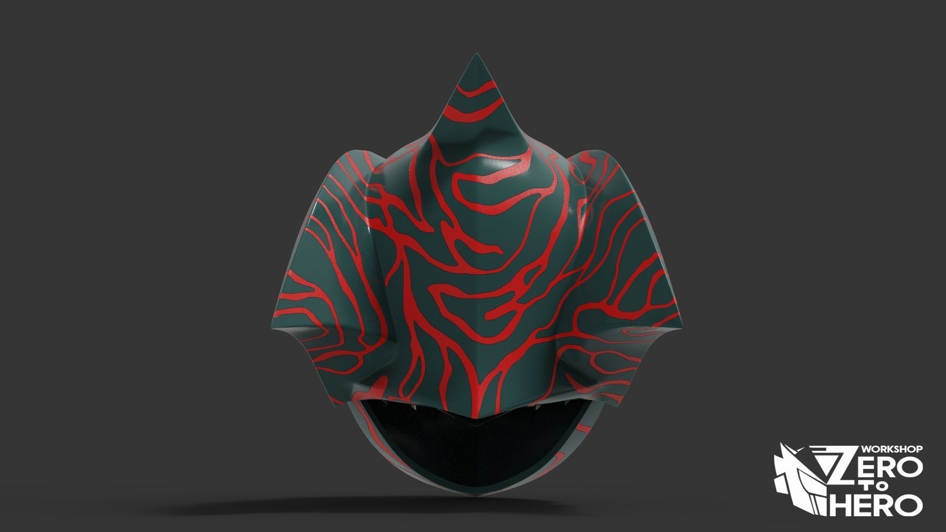 Kamen Rider Amazon Helmet 3D print model_3