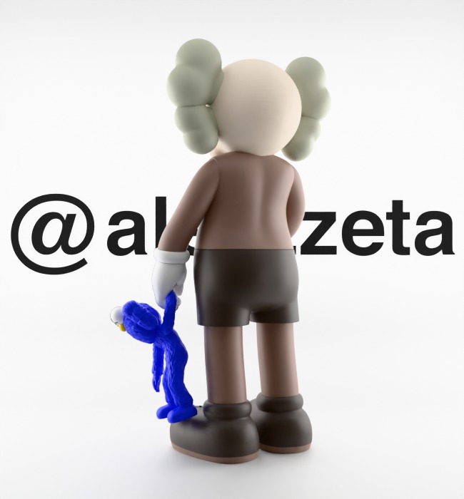 Kaws Share for Print 3D print model_17