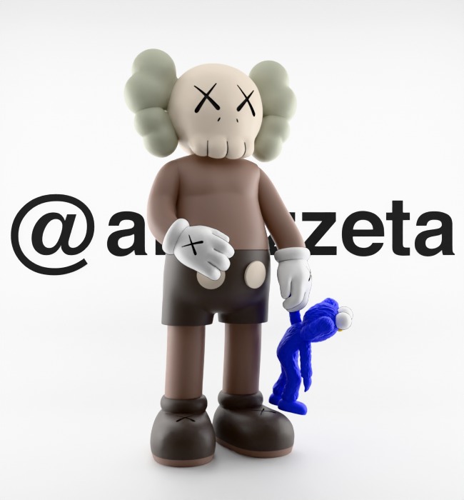 Kaws Share for Print 3D print model_36