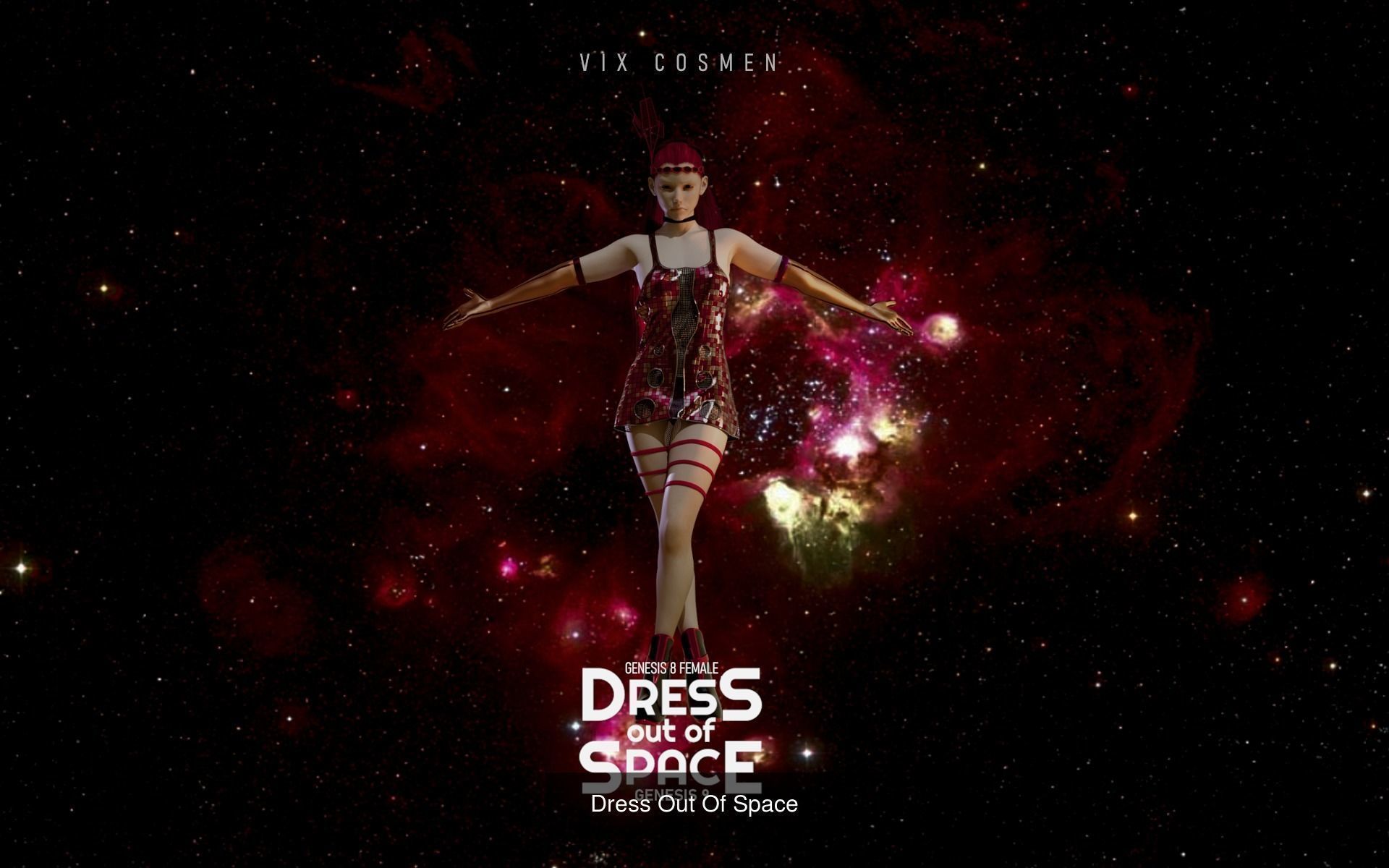 Dress Out Of Space Bundle 3D Model Collection_3