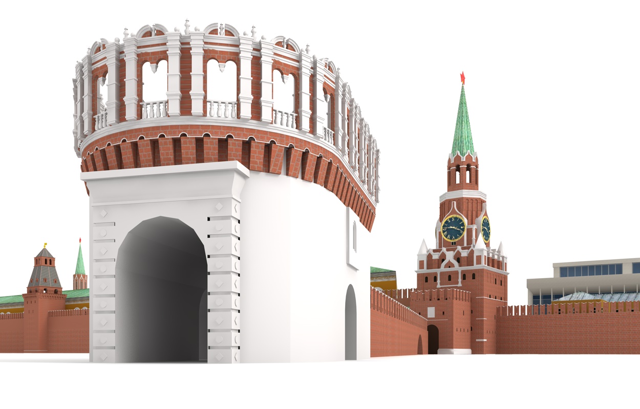 Kremlin Moscow 3D model_5