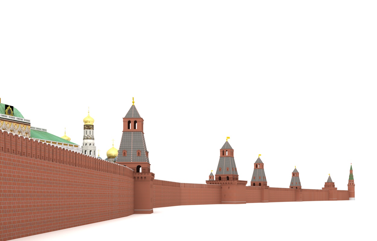 Kremlin Moscow 3D model_10