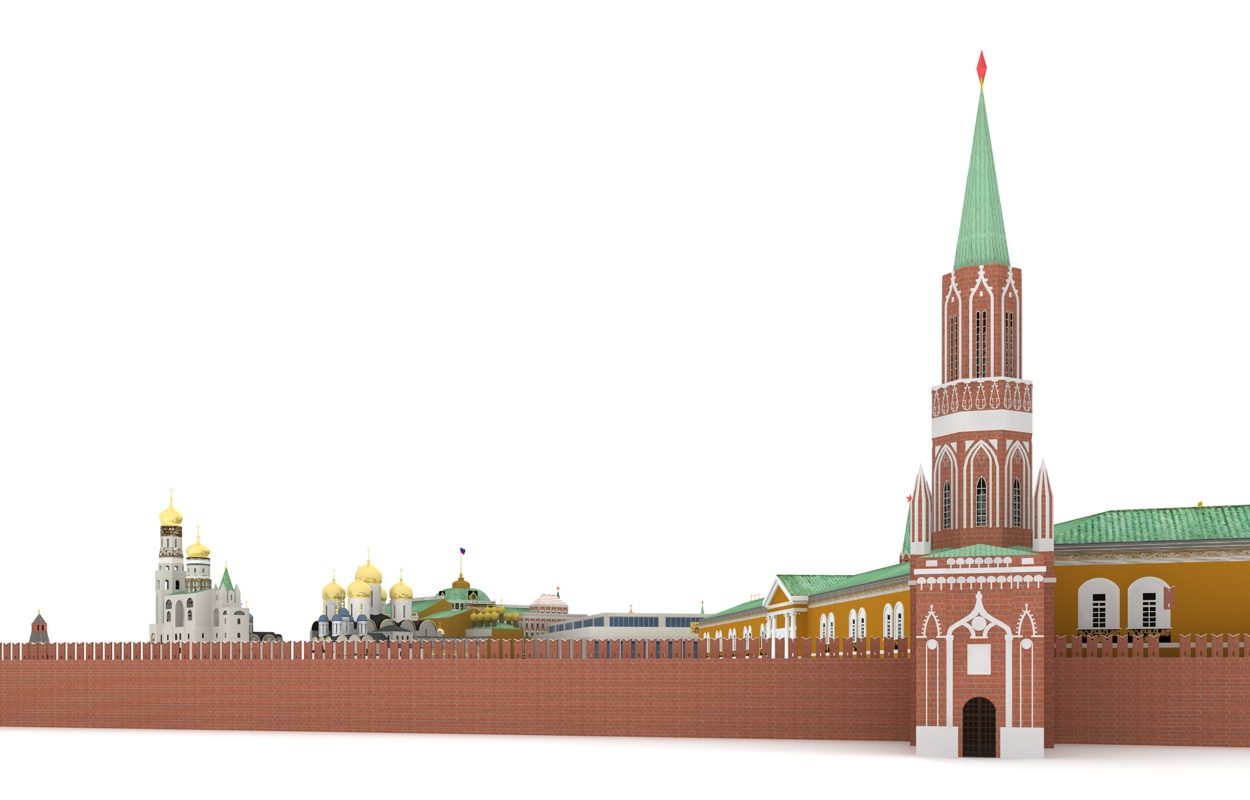 Kremlin Moscow 3D model_8