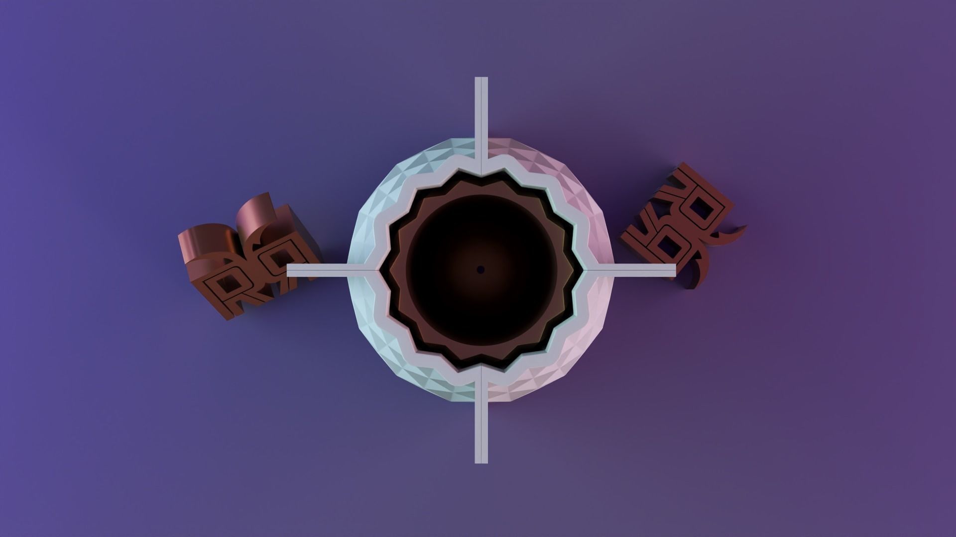 pattern Vase with outer 3D print model_7