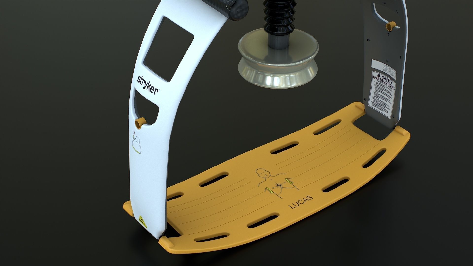 Lucas Code Machine 3D model Lucas 3 CPR Machine VR / AR / low-poly | CGTrader