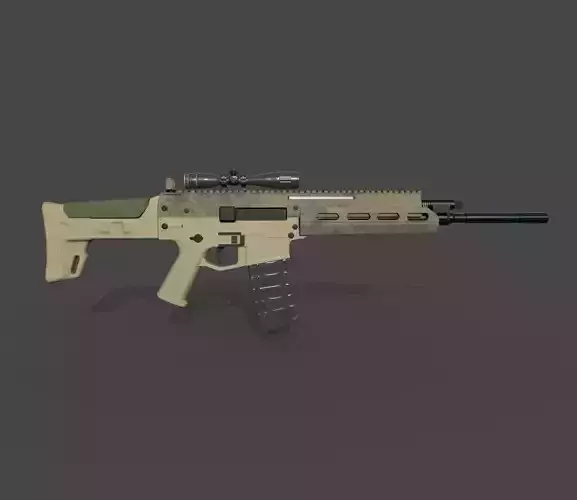 3D Rifle Models 