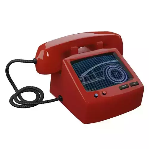 Retro Phone with a Screen
