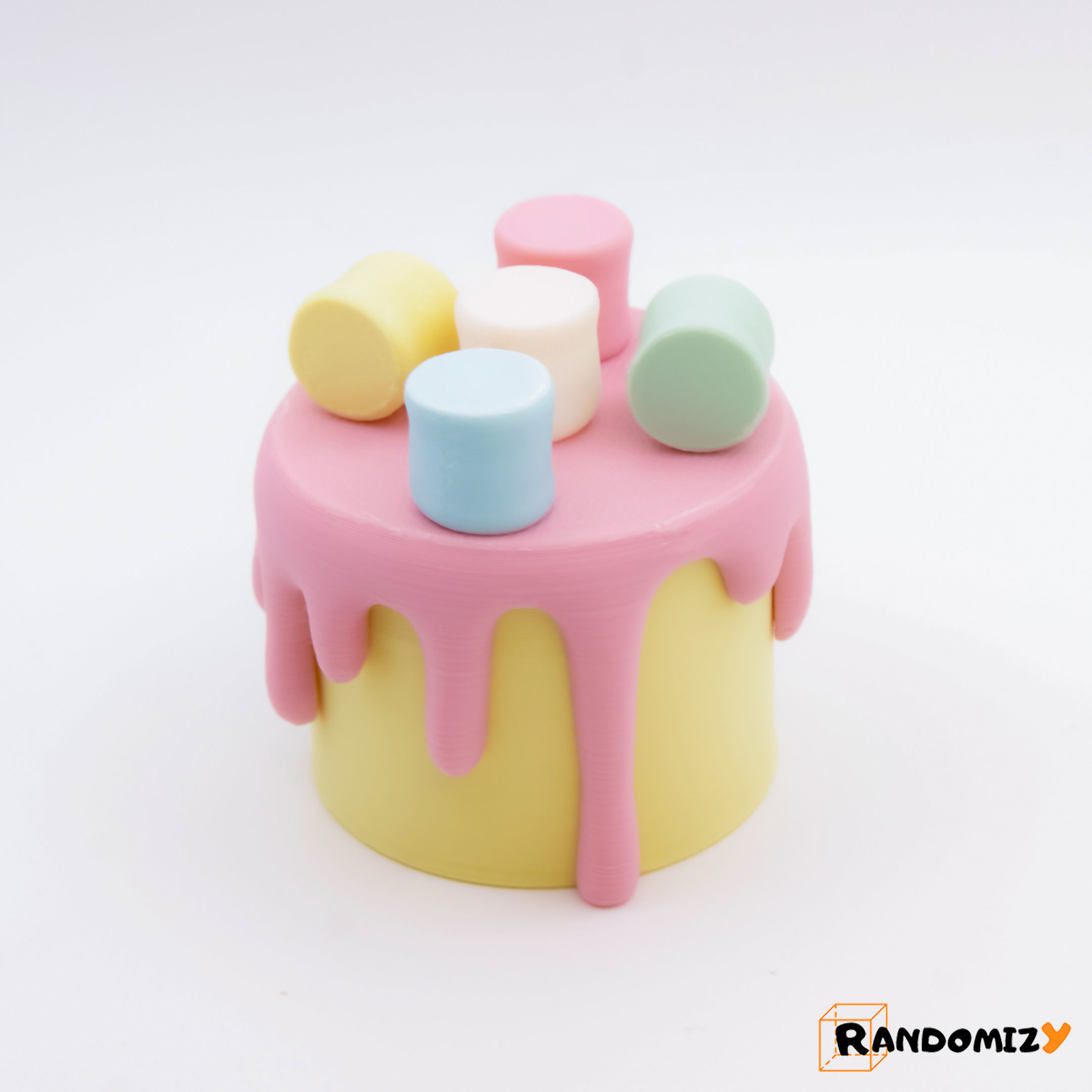Decorative - Box - Cake 3D print model_3