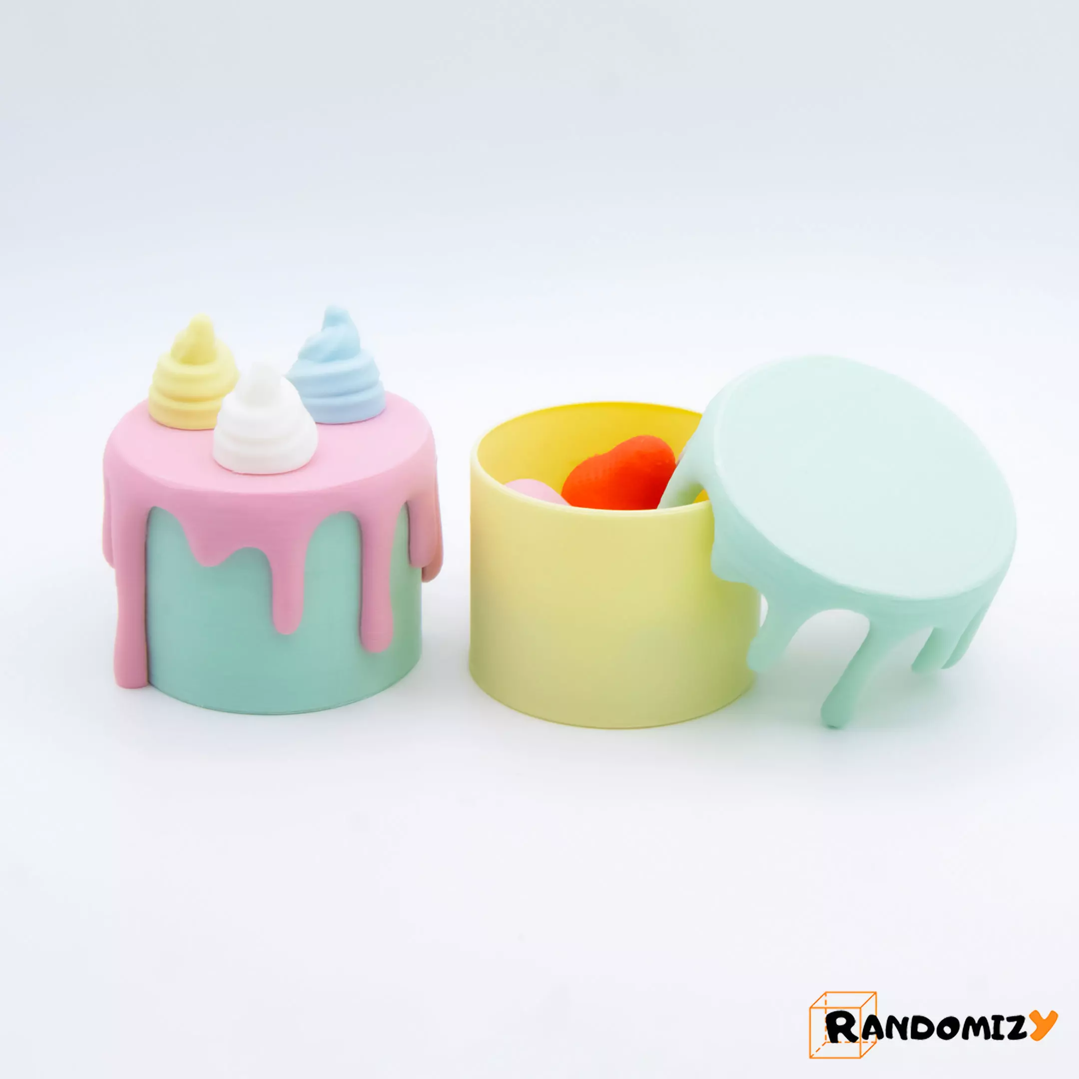 Decorative - Box - Cake 3D print model_0