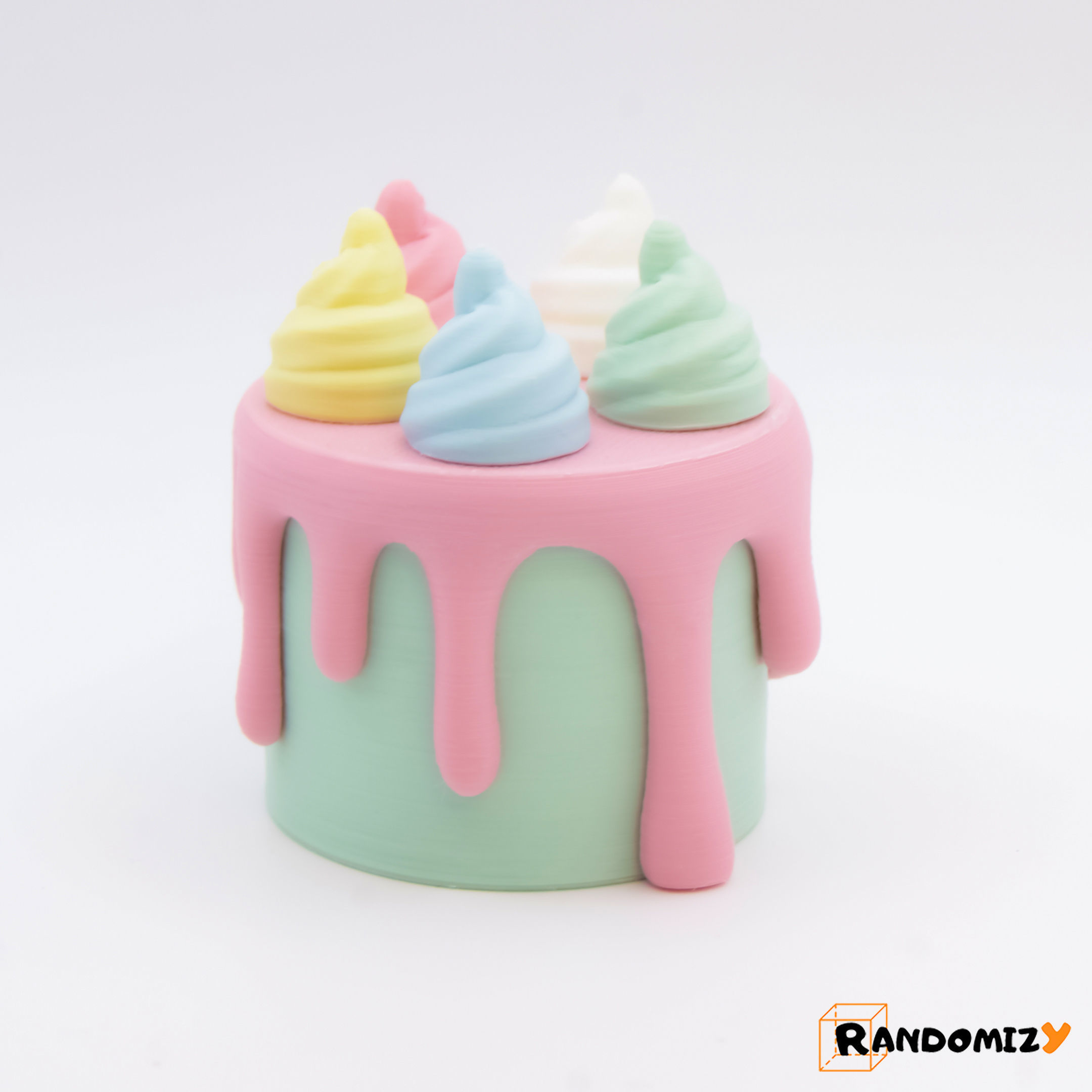 Decorative - Box - Cake 3D print model_2