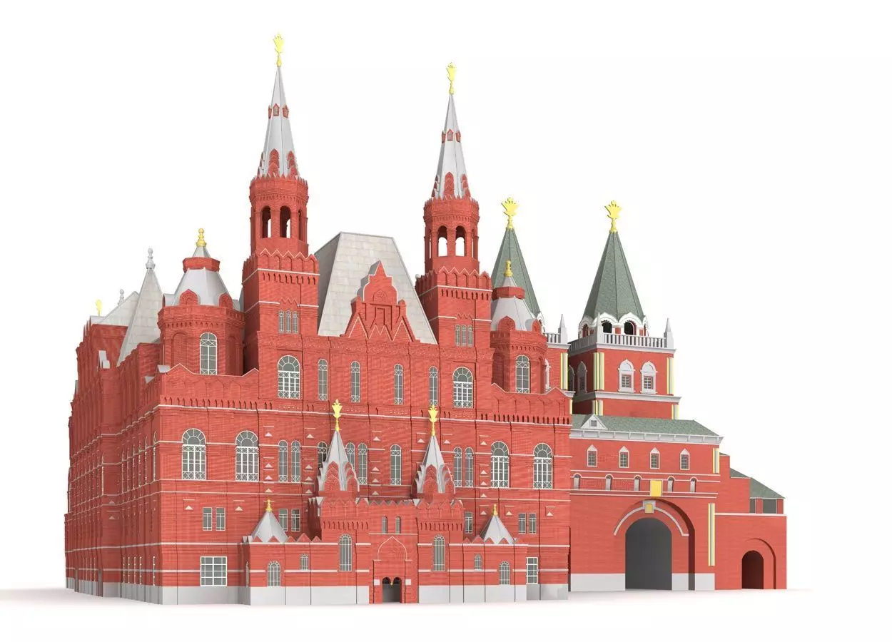 Moscow Historical Museum 3D model_0