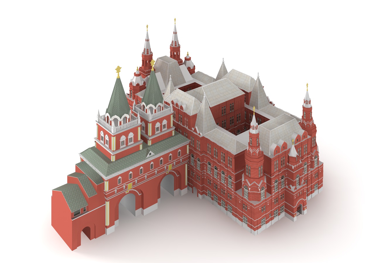Moscow Historical Museum 3D model_2